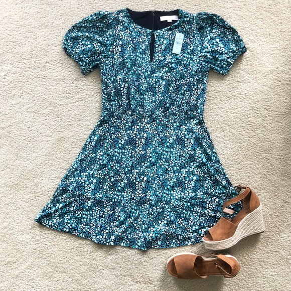 LOFT Dresses & Skirts - NWT LOFT Wildflower Flare Dress